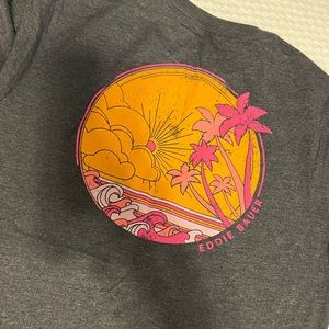 Eddie Bauer Tropical Tee 🌴🦩